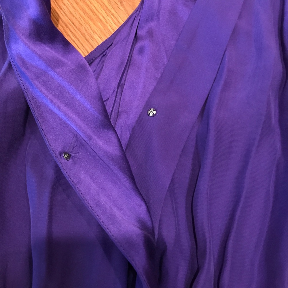 Parker Purple Sleeveless Mini Dress - Picture 4 of 5